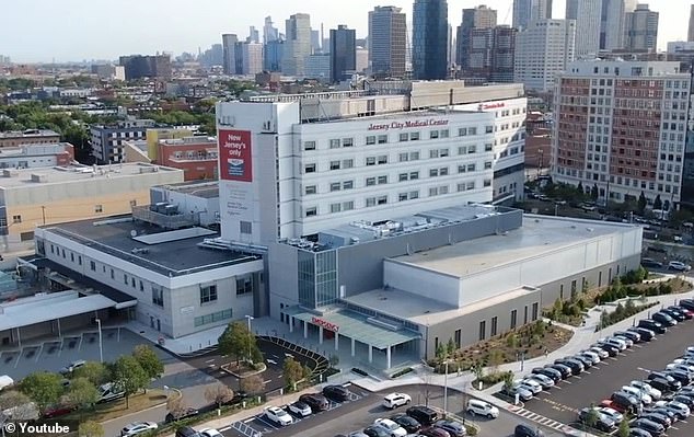 A spokesperson for Jersey City Medical Center (pictured) said the hospital has 