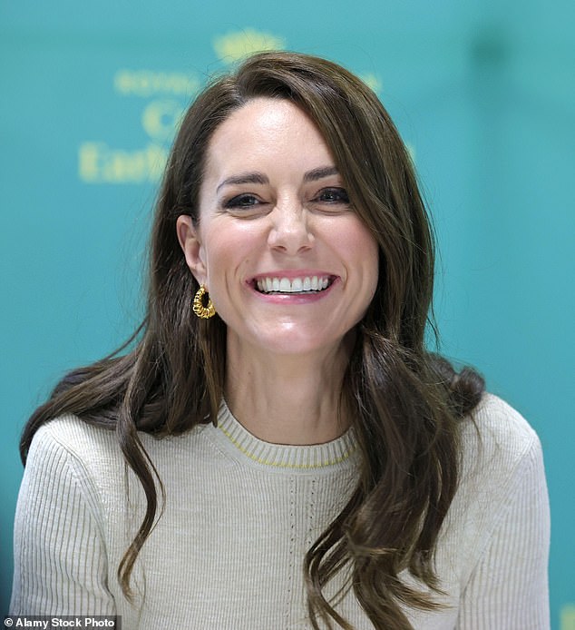 At the launch of her 2023 Shaping Us campaign, Kate paired her Victoria Beckham dress with Shyla London's Biaritz Squiggle earrings