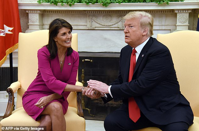 Haley served as Trump's ambassador to the United Nations for nearly two years before running against him in the 2024 Republican primary