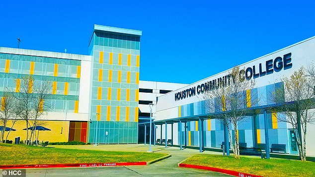 Her heartbroken mother said Pandey planned to visit Nepal next year after completing her studies at Houston Community College (pictured).