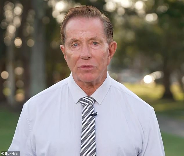 Former Queensland police chief Jim Keogh (pictured) was asked on Sunrise how the alleged perpetrator was able to flee the country, while his face was seen everywhere in the hours after the horrific crime.