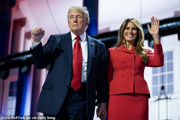 The former first lady has kept her distance from the press and even her husband's campaign, making a quiet appearance at the Republican National Convention in July following the attempted assassination of the former president.