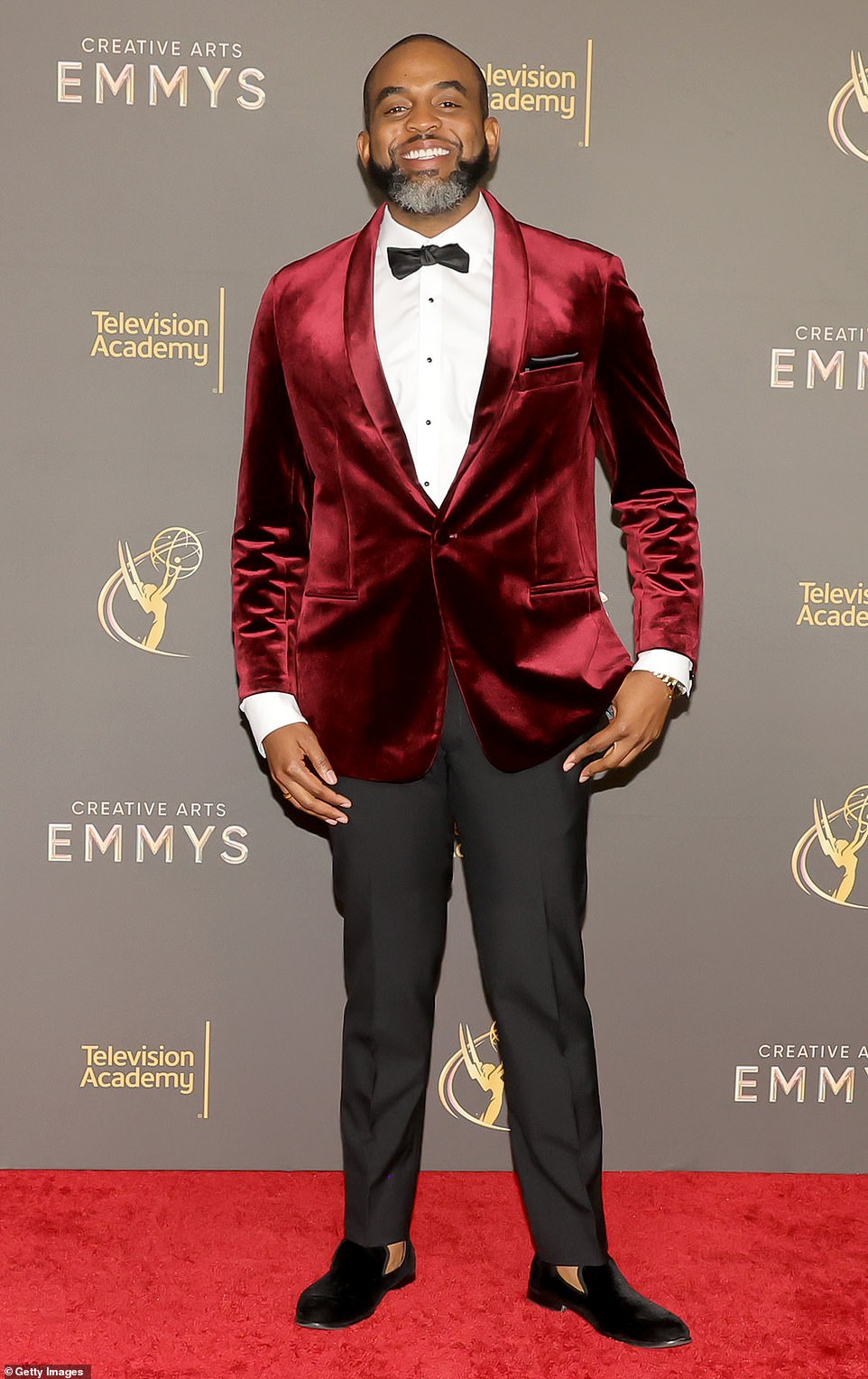 Albert Lawrence attends the 76th Creative Arts Emmys Winner's Walk at the Peacock Theater