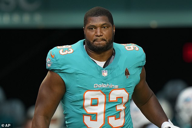 Miami Dolphins defenseman Calais Campbell said he was also detained by police