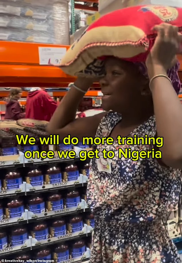 The family plans to move back to Lagos, Nigeria for another six months later this year