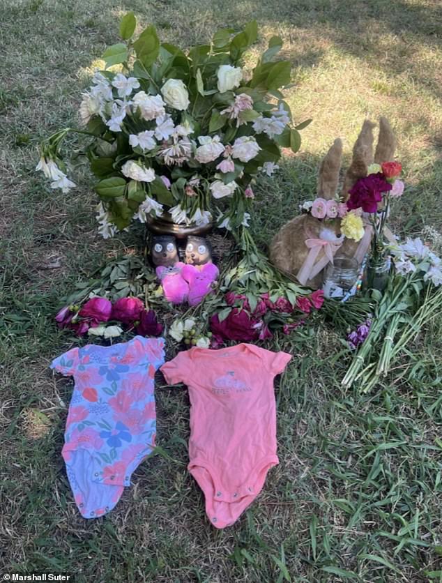 A floral tribute has been placed at McKinley Elementary in Norman, Oklahoma