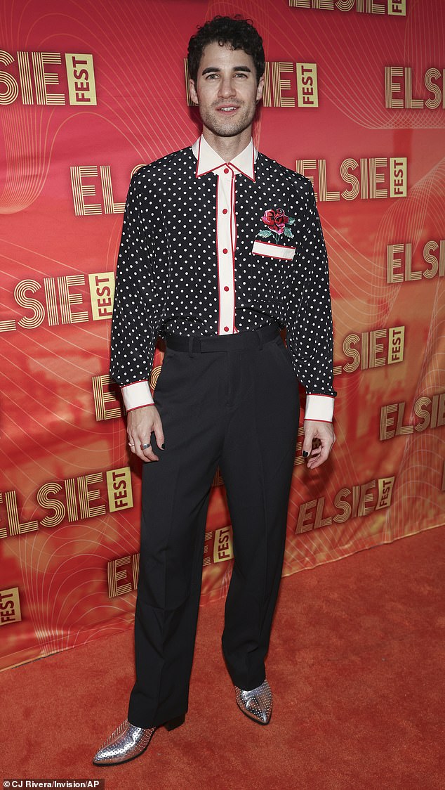 Actor and musician Darren Criss, 37, also attended the event