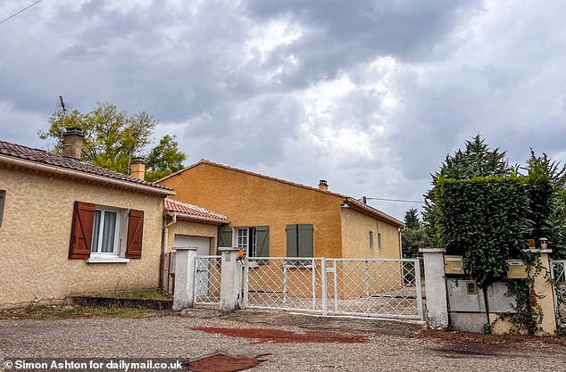 Madame Pelicot is determined to let the public know that she played no part in her husband's twisted sexual fantasies as he lived out their picturesque chalet home in the Provencal village of Mazan (pictured)