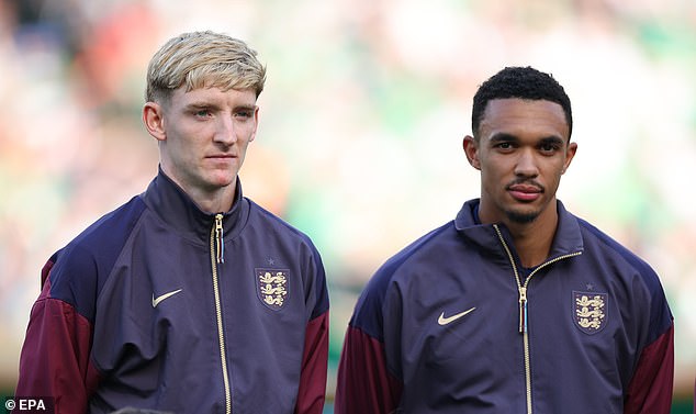 Anthony Gordon (left) and Trent Alexander-Arnold (right) were promptly inserted into the starting line-up in Dublin