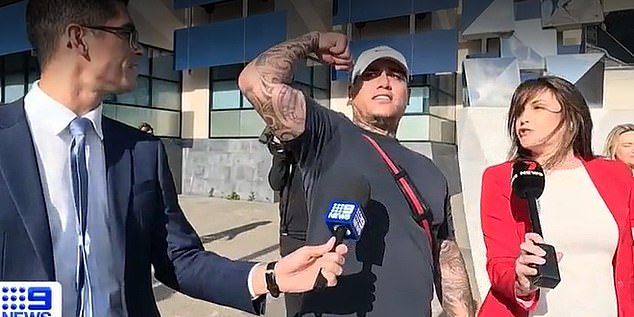 After a court hearing last September, Corbett laughingly apologized to the passengers he had left behind in the courtroom and began flexing his biceps for no apparent reason