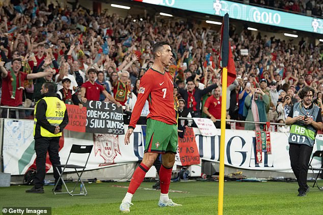 He is aiming to follow in the footsteps of Cristiano Ronaldo after the Portuguese forward scored his 900th career goal last week by netting the winning goal against Scotland in the final minute on Sunday night.