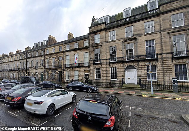 All 17 applied through the Russian Consulate General in Edinburgh (pictured) within 10 days of Putin's announcement, Kremlin-run media outlet Mash reported.