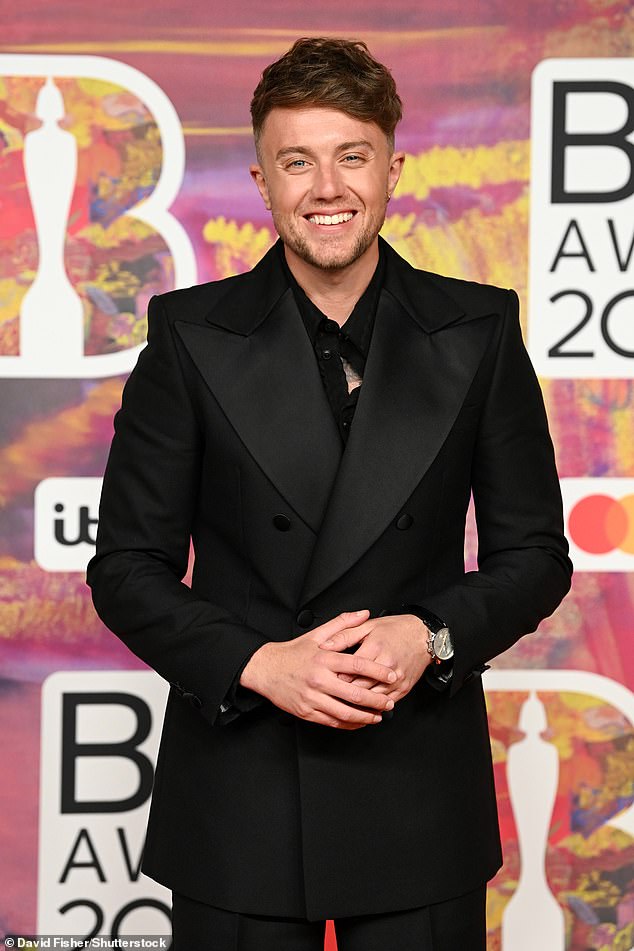 Other prominent guests included TV and radio presenter Roman Kemp, 31, (pictured), a close friend of the family, young model Nathan Rosen and fashion designer Rhuigi Villaseñor