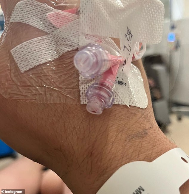 On July 9, Ben also hinted at another health crisis when he shared a photo of an IV in his hand, but he didn't specify why.