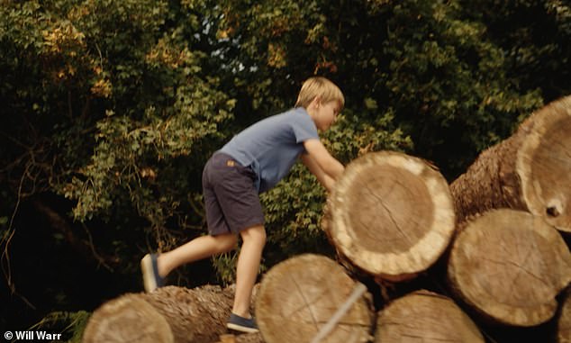 Prince Louis appeared as his usual cheeky self during the charming family video