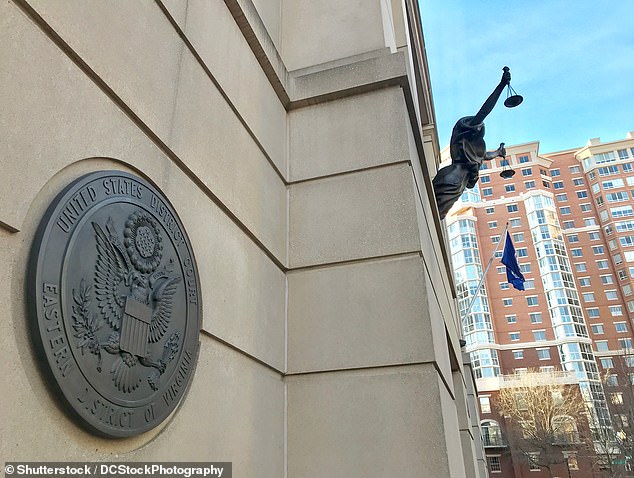 A ruling against Google could effectively wipe out billions in revenue the company makes each year from its ad tech business. Pictured: The Eastern District of Virginia courthouse where the trial is taking place