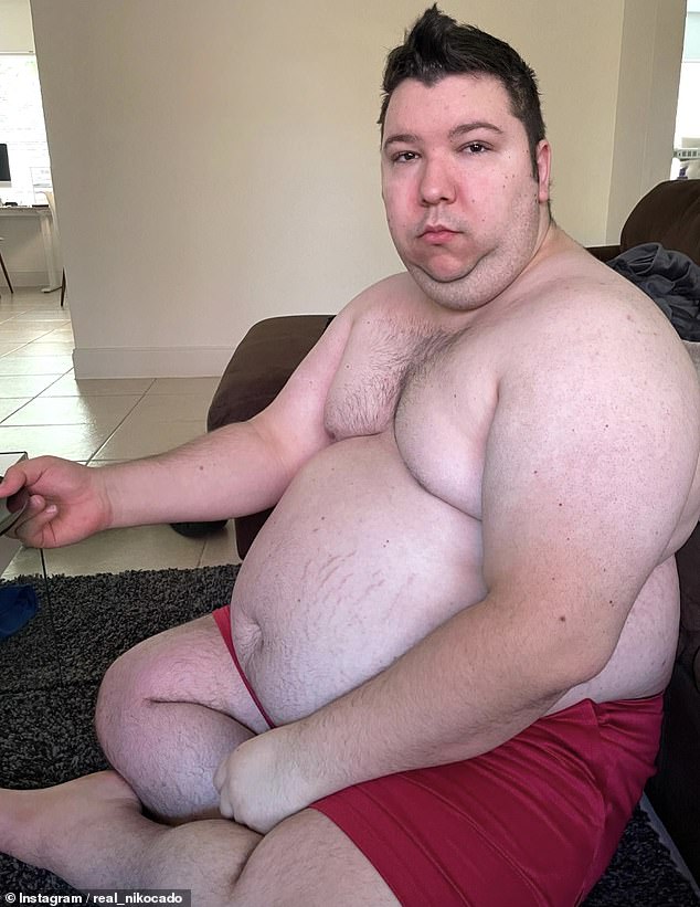 In preparation for his weight loss, Nicolas filmed two years of content beforehand so viewers wouldn't suspect anything