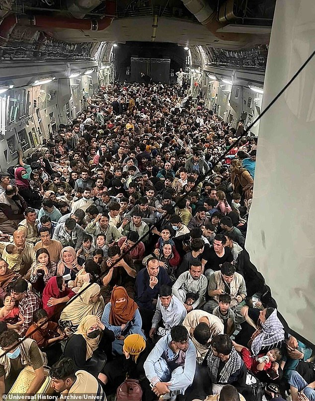 The Fall of Kabul in 2021 was the capture of the Afghan capital Kabul by the Taliban on August 15, 2021. The U.S. Air Force Boeing C-17 Globemaster III safely transported approximately 640 Afghan civilians from Hamid Karzai International Airport on August 15, 2021.