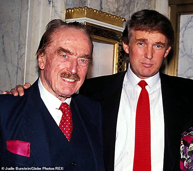 Mary is also adamant about her grandfather Fred Trump Sr (left), who founded the Trump Organization, calling him a 