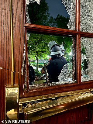 Images and videos showed extensive damage to Hamilton Hall after protesters were cleared