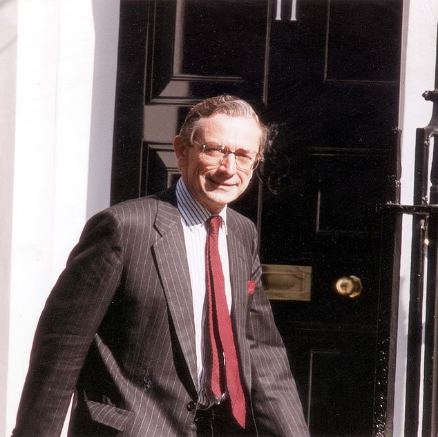 Lord Fowler outside 11 Downing Street in 1993 for a Cabinet meeting