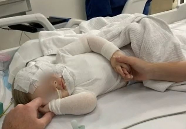 Baby Luka has undergone four surgeries after the sickening, unprovoked attack