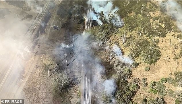 The horrific crash, which closed the highway (pictured) for several days, raised major concerns about the ongoing effort to make the road safer for motorists.