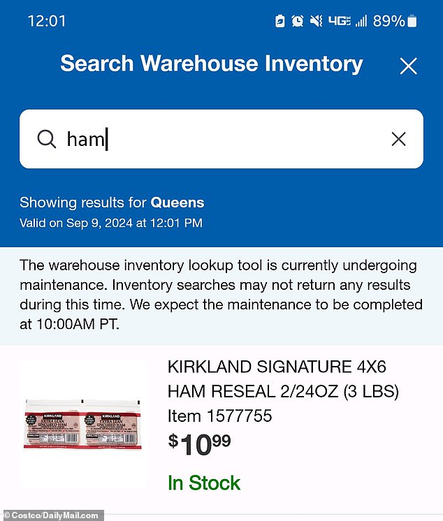 The new feature allows you to search for items so you can see if they are in stock at a local store