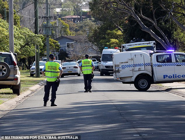 A major police operation was launched in Faulconbridge after the bodies of two young boys were found in a house on Chapman Parade