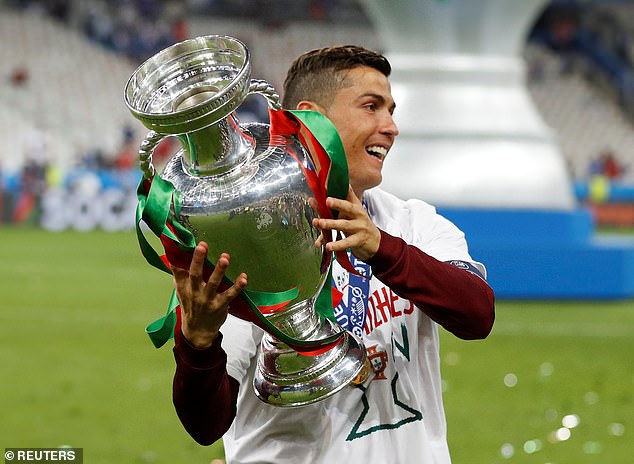 Ronaldo has never won the World Cup, but he helped Portugal conquer Europe in 2016