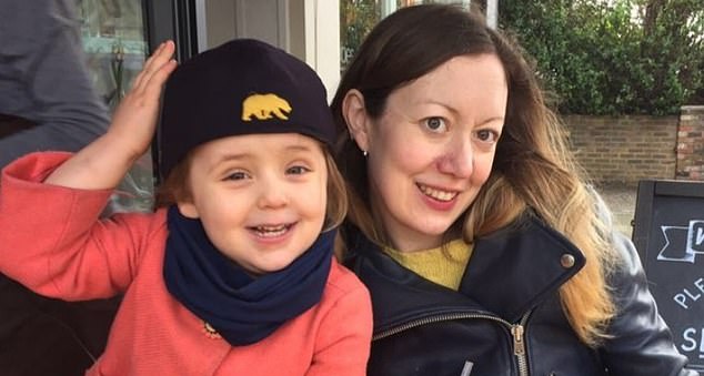 Jennifer Barton with her daughter Liv, who is now 11. Jennifer checks her children's hair every day because she has lost count of the number of times she has gotten head lice from them.