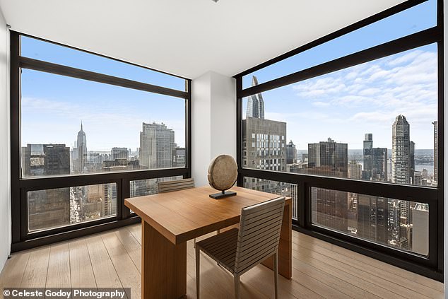 Floor to ceiling windows allow natural light to flood the rooms with stunning views all around