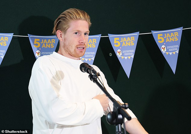 De Bruyne is believed to have given a speech about his sponsorship of the foundation