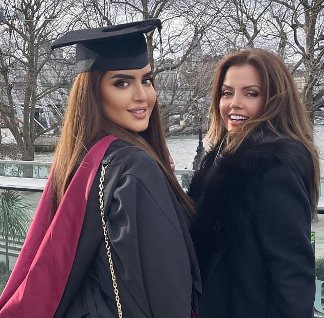 Mahra graduated last year from an undisclosed university in London, where she received a degree in International Relations