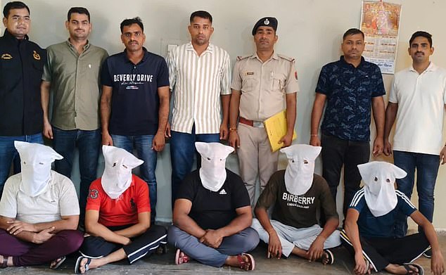 Among the five who chased the Renault Duster Mishra was driving was Anil Kaushik, 38, who often patrolled the area as a self-styled 'gau rakshak' - or 'cow protector'. Kaushik, along with four others - identified only as Saurabh, Krishna, Varun and Adesh, were arrested four days after the murder and remanded in police custody for two days, Superintendent Aman Yadav said in a press release.