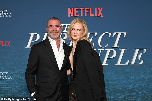 Nicole and Liev play the lead roles in the new series The Perfect Couple; pictured