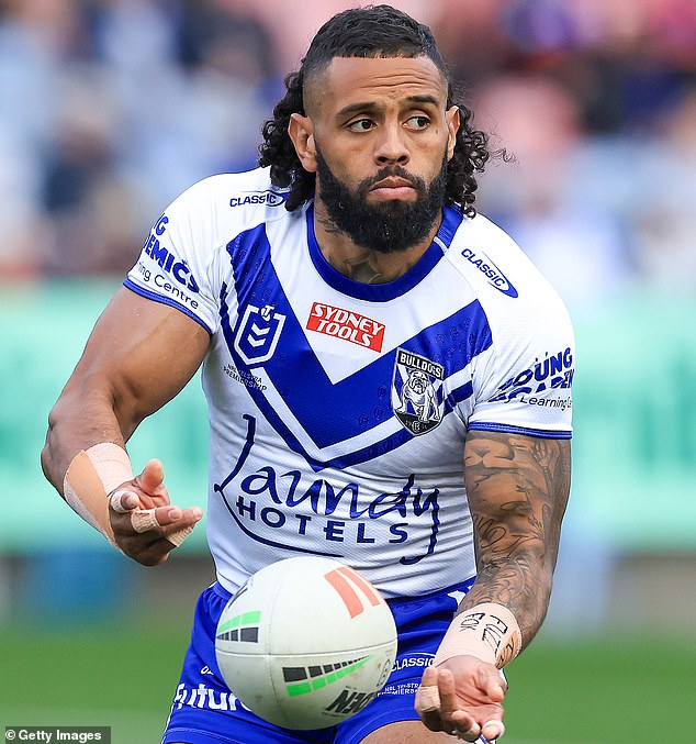 The Bulldogs winger was arrested by police on Friday evening and reportedly tested positive while driving