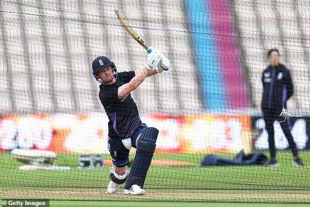 Jordan Cox, 23, has been included in the England squads in recent years and will make his England debut as a batsman at three