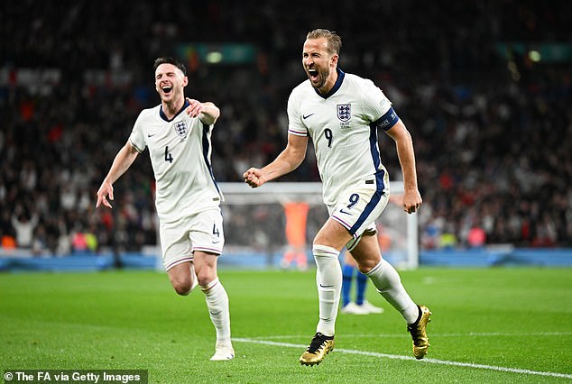 Three Lions captain Harry Kane scored on his historic 100th appearance for England