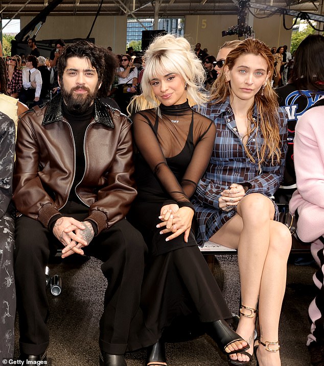 The star makes her appearance just a day after sitting front row next to Zayn Malik and Paris Jackson at the Off-White fashion show; seen at the show on September 6