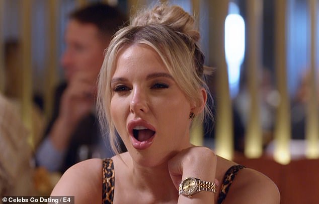 Helen Flanagan's new boyfriend Robbie wants more when it comes to mealtime as he criticised the Coronation Street star on Celebs Go Dating