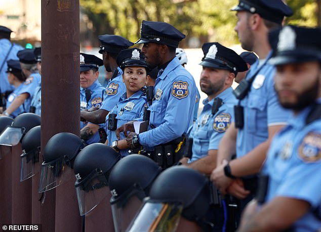 Thousands of police officers have been sent to the city centre