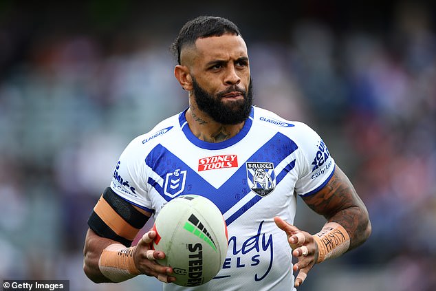 The Bulldogs learned on Monday that the winger had tested positive