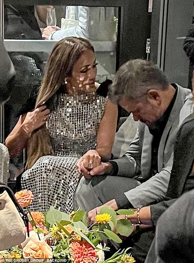 Eyebrows were raised when Lopez, 55, and Damon, 53, were spotted holding hands during a private moment at the afterparty for the premiere of Unstoppable on Friday