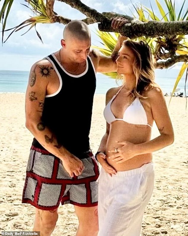 The 42-year-old rapper, whose real name is Elliot John Gleave, and his British girlfriend Daisy exclusively confirmed the news of their pregnancy with Daily Mail Australia