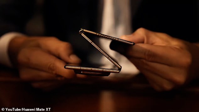 Huawei says it has been working on developing the technology that allows the device to fold so compactly for the past five years