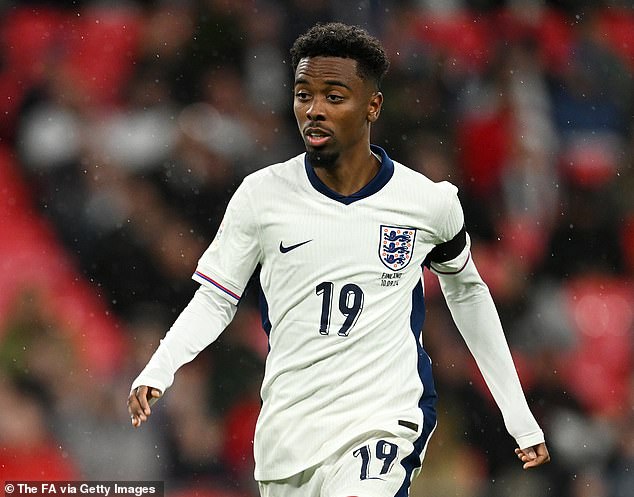 Angel Gomes, making his second appearance for the England national team, once again caught the eye