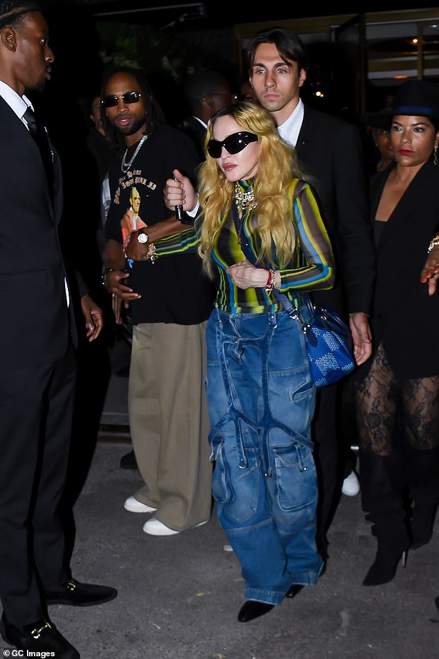 It was a busy NYFW for Madonna, who kicked off the week with the star-studded Off White party on Sunday night. She brought along her boyfriend Akeem after showing him off on her Instagram earlier