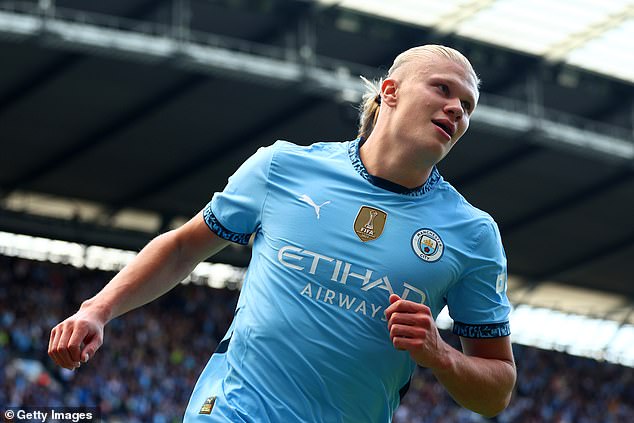 Right behind Bellingham is Manchester City striker Erling Haaland, whose price is between £171 million and £217 million