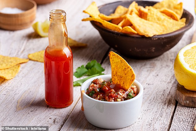 Participants also ate faster and took larger bites than when given only chips.